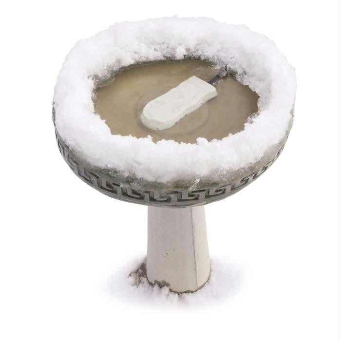 K&h Pet Products Super Ice Eliminator Bird Bath Deicer White 6.5" X 3.25" X 1"