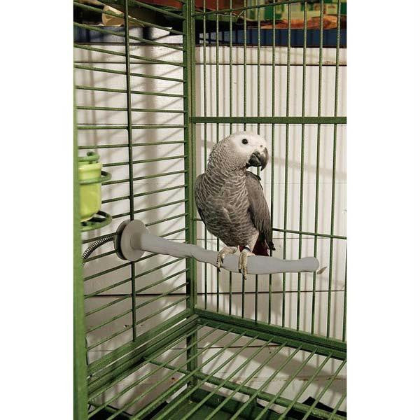 K&h Pet Products Bird Thermo-perch Gray 13" X 1.25" X 1.25"