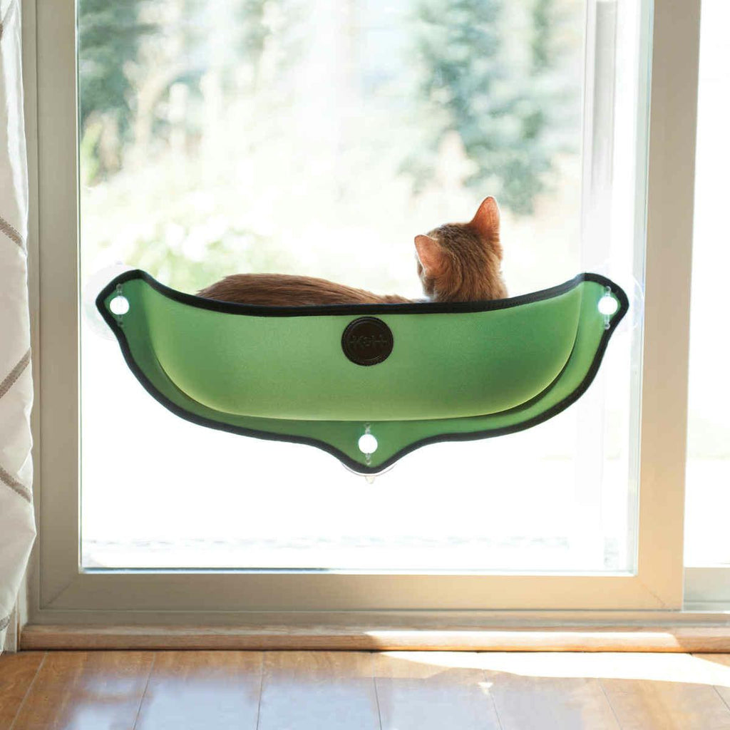 K&h Pet Products Ez Mount Window Bed Kitty Sill Green 27" X 11" X 10.5"