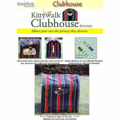 Kittywalk Clubhouse Striped 24" X 18" X 24"