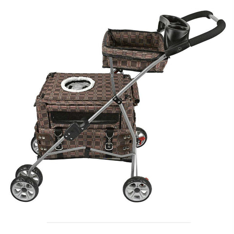 Kittywalk Flying Stroller Royale 20" X 12" X 32"