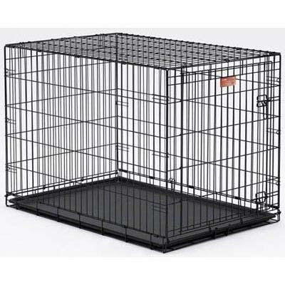 Midwest Life Stages Single Door Dog Crate Black 30" X 21" X 24"