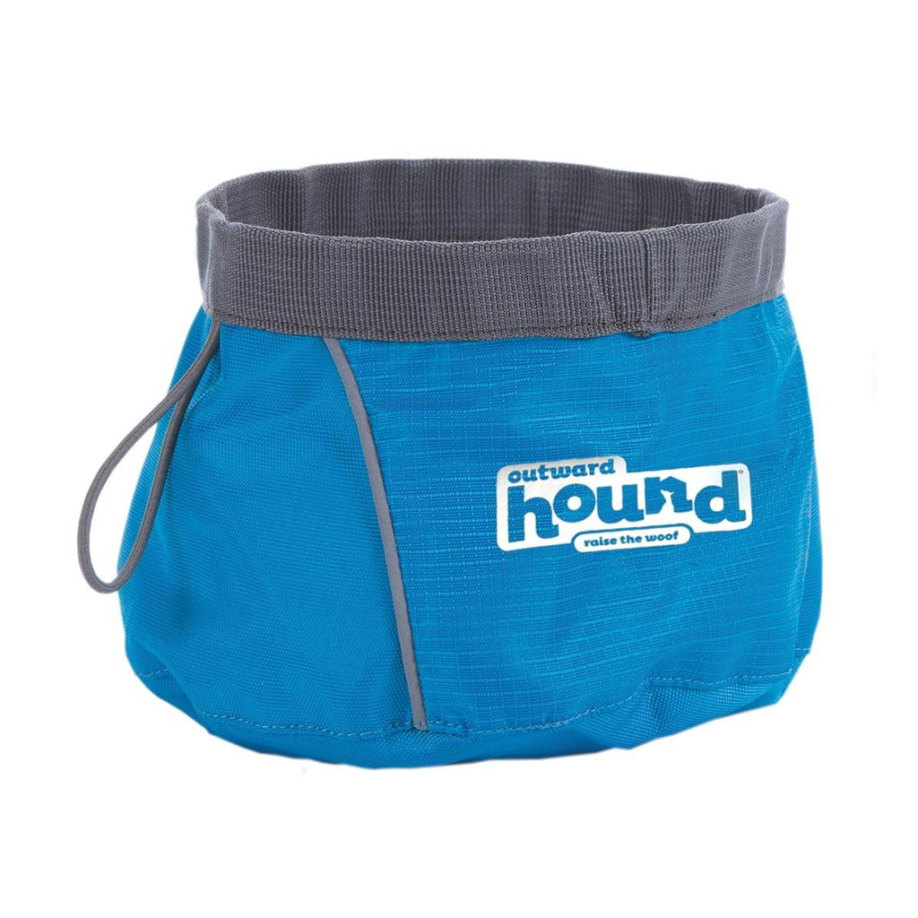 Outward Hound Port-a-bowl 48oz. Medium Blue 6" X 6" X 3.5"