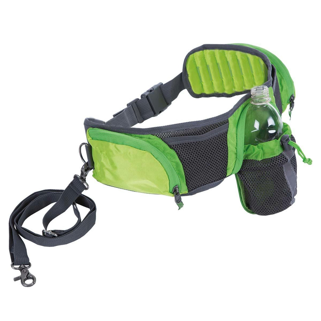 Outward Hound Hands Free Hipster Dog Walking Pack Green - Gray 4" X 7" X 2"