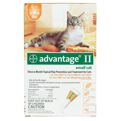 Advantage Flea Control For Cats 1-9 Lbs 4 Month Supply