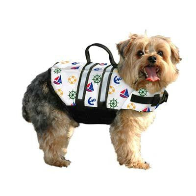 Paws Aboard Dog Life Jacket Large Nautical