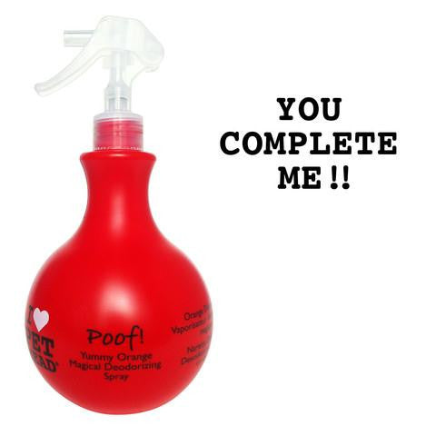 Pet Head Poof Magical Deodorizing Spray Yummy Orange 15oz 8" X 3.5" X 3.5"