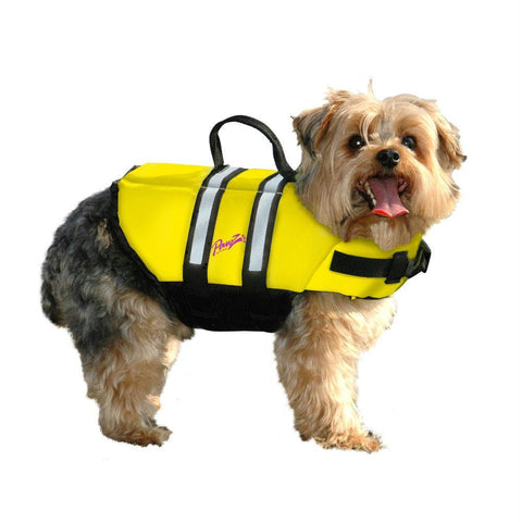 Pawz Pet Products Nylon Dog Life Jacket Extra Extra Small Yellow