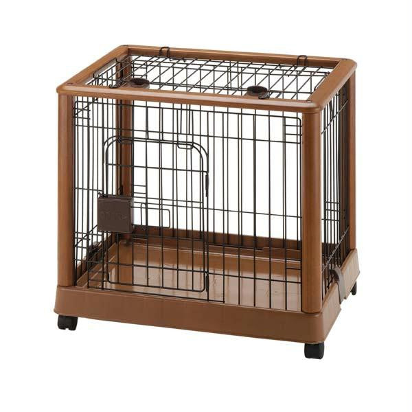 Richell Mobile Pet Pen 640 Small Autumn Matte 25.2" X 18.1" X 22.4"