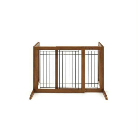 Richell Freestanding Pet Gate Small Autumn Matte 26.4" - 40.2" X 17.7" X 20.1"