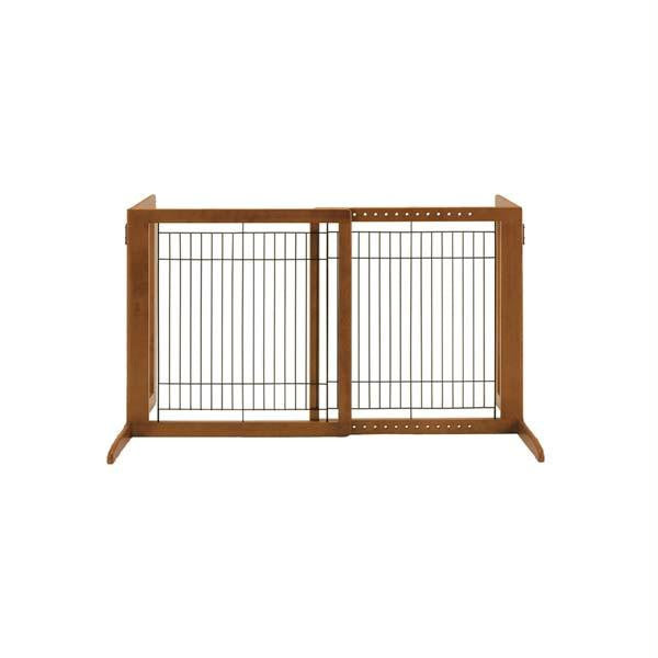 Richell Freestanding Pet Gate Hs Autumn Matte 28.3" - 47.2" X 23.6" X 27.6"