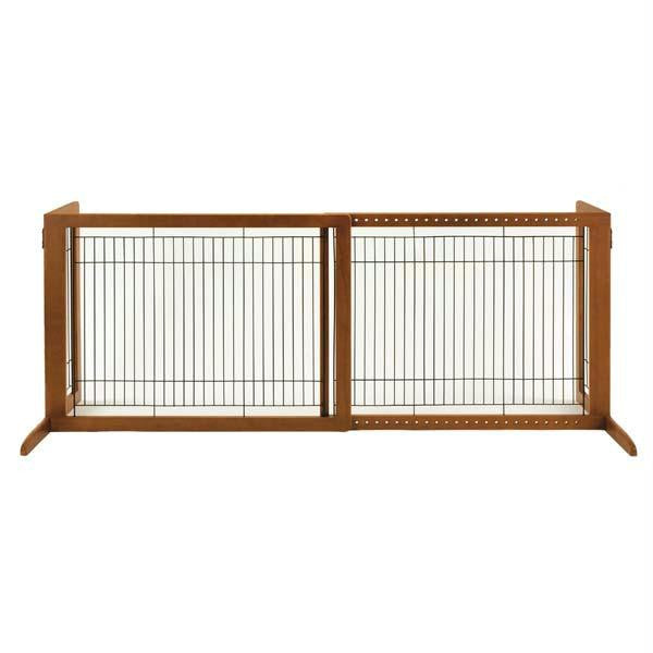 Richell Freestanding Pet Gate Hl Autumn Matte 39.4" - 70.9" X 23.6" X 27.6"