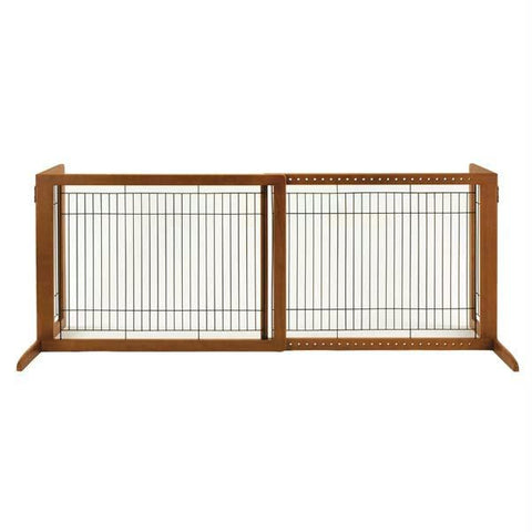 Richell Freestanding Pet Gate Hl Autumn Matte 39.4" - 70.9" X 23.6" X 27.6"