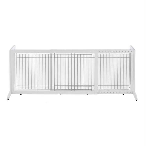 Richell Freestanding Pet Gate Hl Large White 39.8" - 71.3" X 17.7" X 20.1"