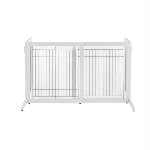 Richell Freestanding Pet Gate Hl White 28.3" - 47.2" X 23.6" X 27.6"