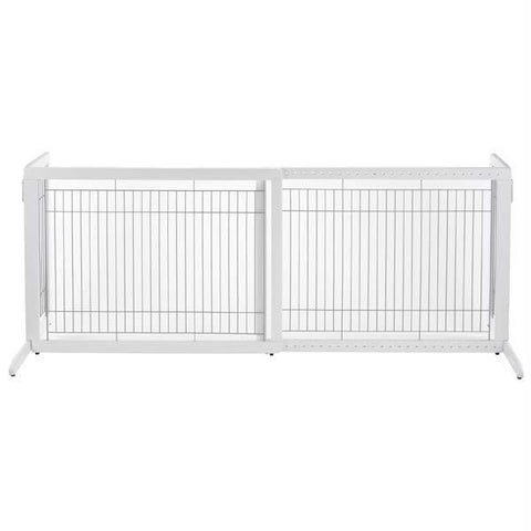 Richell Freestanding Pet Gate Hl White 39.4" - 70.9" X 23.6" X 27.6"