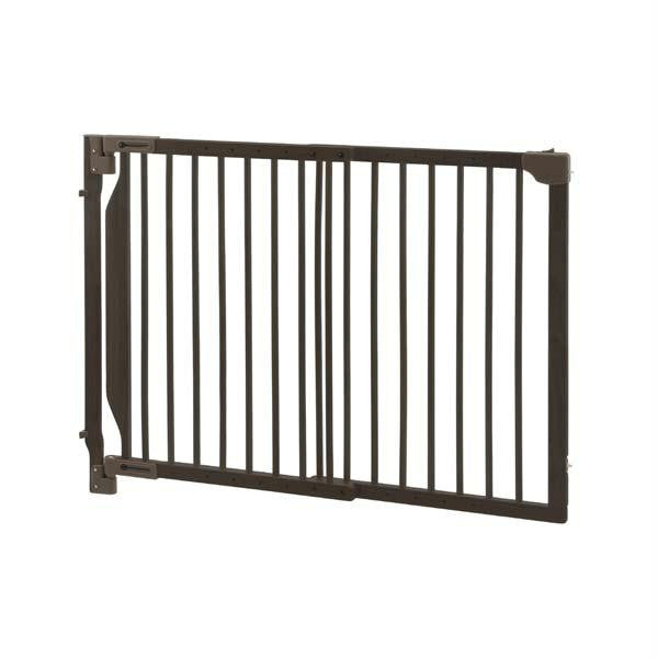 Richell Expandable Walk-thru Pet Gate Bamboo 31.5" - 47.2" X 2" X 32.3"