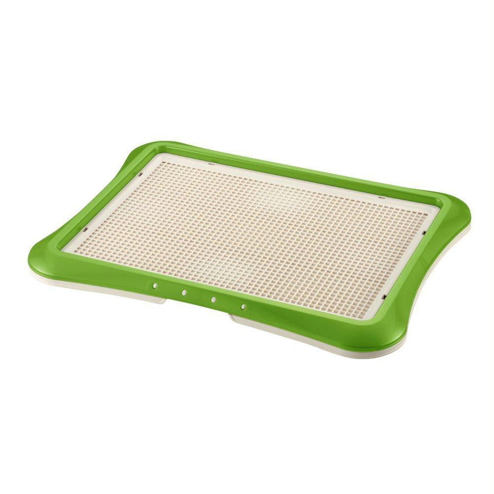 Richell Paw Trax Mesh Training Tray Green 25.2" X 18.9" X 1.6"