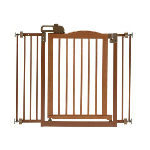 Richell One-touch Pressure Pet Gate Ii 32.1" - 36.4" X 2" X 30.5" 94929 Autumn Matte