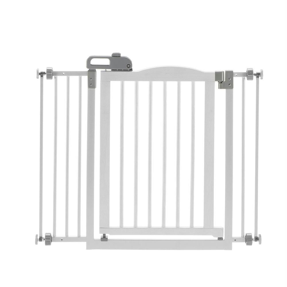 Richell One-touch Pressure Pet Gate Ii White 32.1" - 36.4" X 2" X 30.5"