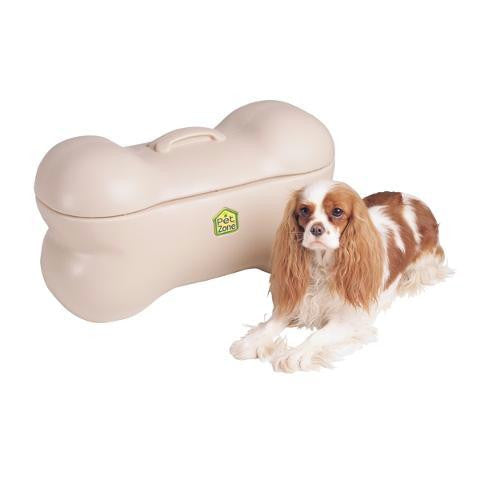 Our Pets Bone Storage Bin Small Beige 17.5" X 10" X 7.5"