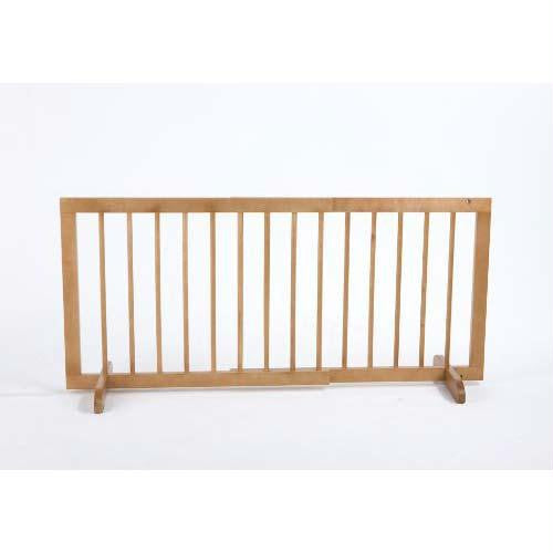 Cardinal Gates Step Over Free Standing Pet Gate Light Oak 28" - 51.75" X 20"