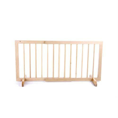 Cardinal Gates Step Over Free Standing Pet Gate Natural Wood 28" - 51.75" X 20"