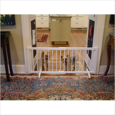 Cardinal Gates Step Over Free Standing Pet Gate White 28" - 51.75" X 20"