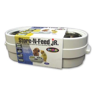 Our Pets Store-n-feed Jr. Small White 18" X 8" X 5.5"