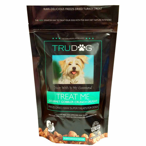 Trudog Treat Me Gourmet Gobbler Crunch Delight Dog Treats 2.5 Ounces