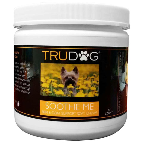 Trudog Soothe Me Soft Dog Supplement Chews 60 Count