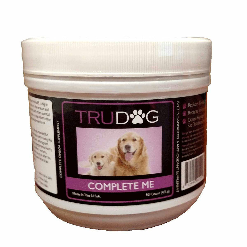 Trudog Complete Me Omega Soft Dog Chew Supplement 90 Count