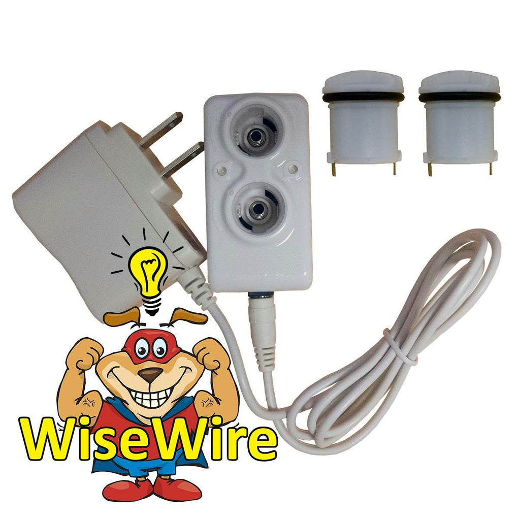 Psusa Wisewire® Phoenix Recharging Unit And Two Batteries White